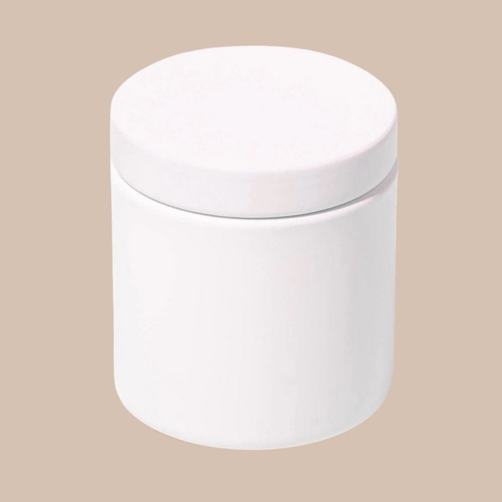 9oz White Tin