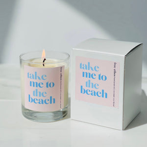 Take Me to the Beach Candle